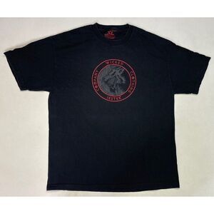 Wicked Jester You Are All Sheep Graphic T-shirt Men XL Black Short Sleeve